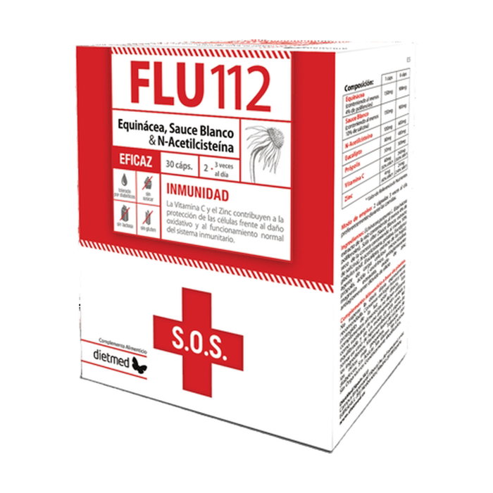 Dietmed Flu112 Sistema Inmunitario 30 cápsulas Dietmed Flu112 Sistema Inmunitario 30 cápsulas