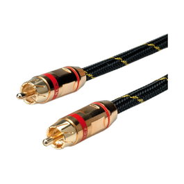ROLINE Cable Cinch RCA a RCA Rojo 2,5 m