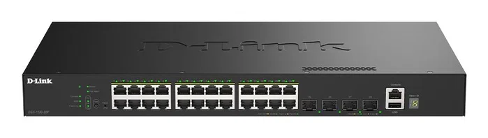 D-Link DGS-1530-28P/E Switch Smart Pro 24 Puertos PoE+ 4x10G SFP+ D-Link DGS-1530-28P/E Switch Smart Pro 24 Puertos PoE+ 4x10G SFP+