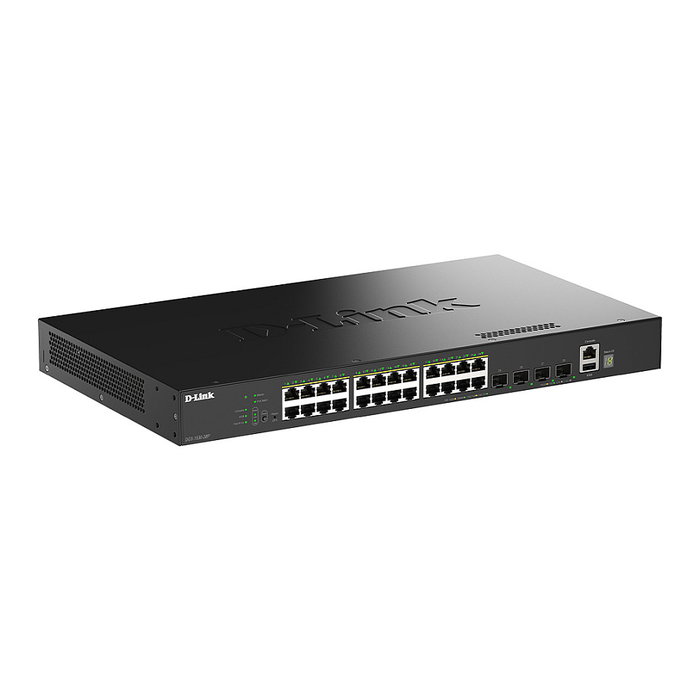 D-Link DGS-1530-28P/E Switch Gigabit de 28 Puertos, L2 Plus Gestionado, 24 Puertos PoE+, 4x SFP+ 10G, Montaje en Rack, Conmutacion 128Gbps D-Link DGS-1530-28P/E Switch Gigabit de 28 Puertos, L2 Plus Gestionado, 24 Puertos PoE+, 4x SFP+ 10G, Montaje en Rack, Conmutacion 128Gbps