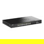 D-Link DGS-1530-28P/E Switch Gigabit de 28 Puertos, L2 Plus Gestionado, 24 Puertos PoE+, 4x SFP+ 10G, Montaje en Rack, Conmutacion 128Gbps