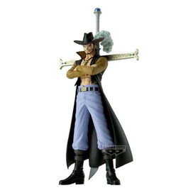 Banpresto Figura One Piece DXF The Grandline Series Extra Dracule Mihawk 17cm PVC ABS Licencia Oficial