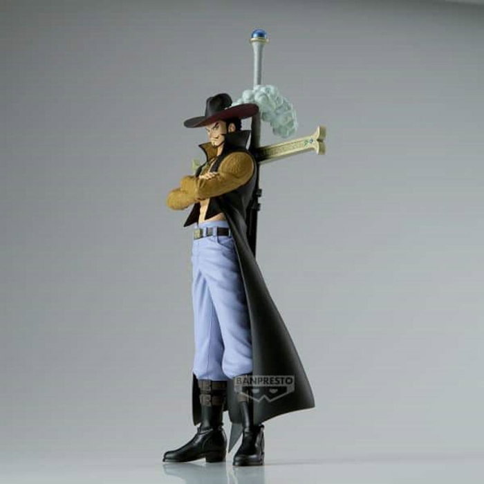 Banpresto Figura One Piece DXF The Grandline Series Extra Dracule Mihawk 17cm PVC ABS Licencia Oficial