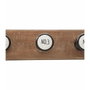 Atmosphera Colgador de madera con 6 perchas Marrón 66 x 8,5 x 8,8 cm