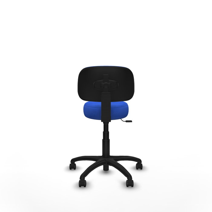 PIQUERAS Y CRESPO Silla Llanos giratoria azul con base de poliamida PIQUERAS Y CRESPO Silla Llanos giratoria azul con base de poliamida