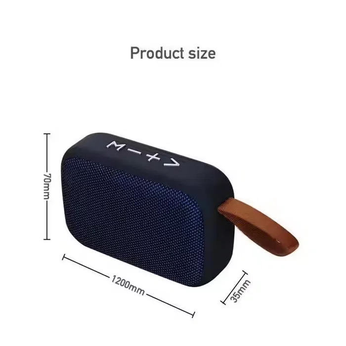 Generico Altavoz portátil bluetooth mini azul