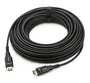 Kramer CLS-AOCH/60F Cable HDMI Óptico 4K 30m, 18Gbps, 60Hz, 4K@60Hz, HDR, ARC, Audio HD, Chapado Oro, Negro