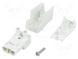 BM GROUP Bloque de bornas desmontable de borna de tornillo 16A Blanco