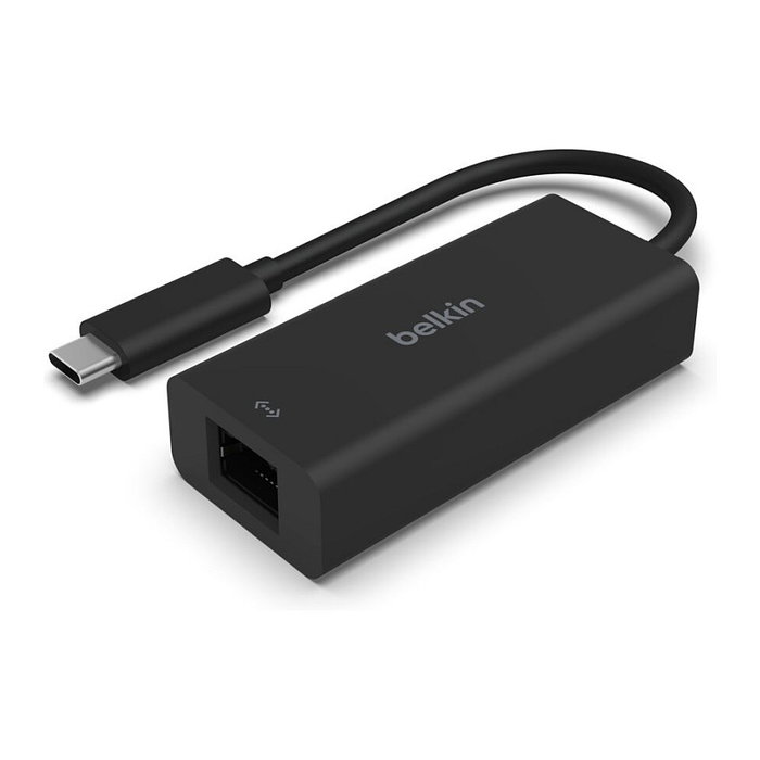 Belkin INC012BTBK Adaptador USB-C a Ethernet RJ-45 2,5 Gbps Negro