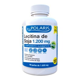 POLARIS Lecitina De Soja 1200Mg 90 Perlas Complemento Alimenticio Colesterol Sin Gluten Sin Lactosa