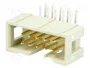 HARTING Conector IDC de 10 pines macho, angulado 90°, THT, 2,54mm