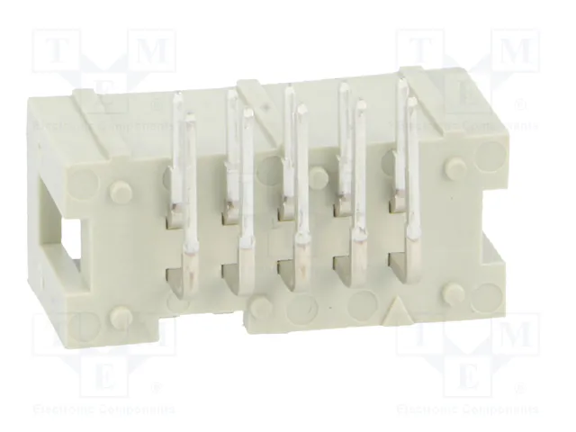 HARTING Conector IDC de 10 pines macho, angulado 90°, THT, 2,54mm