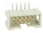 HARTING Conector IDC de 10 pines macho, angulado 90°, THT, 2,54mm