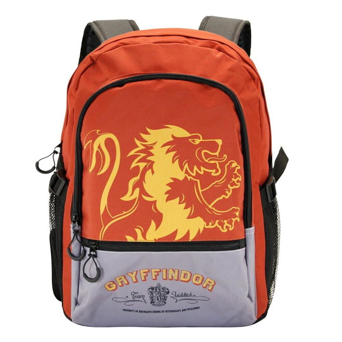 Harry Potter Mochila Fight HS FAN Gryffindor Rojo Urbana Ligera con Compartimento para Dispositivos Electrónicos y Adaptable a Trolley 24L