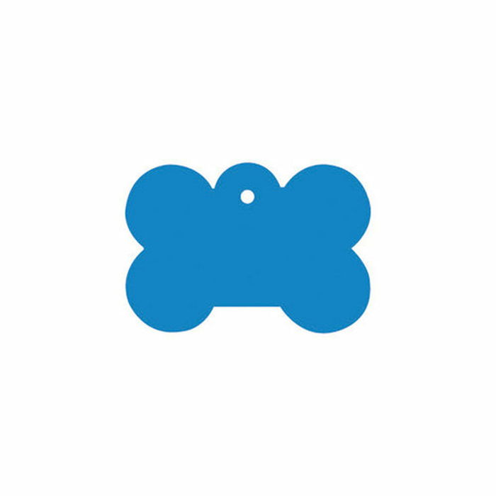 Placa identificativa para collar Imarc Bone Azul