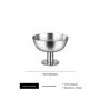 Mini Copa Pedestal 10 cm - Copa de Postre Acero Inoxidable Mate - Colección MINI COPA PEDESTAL - Orfebrería