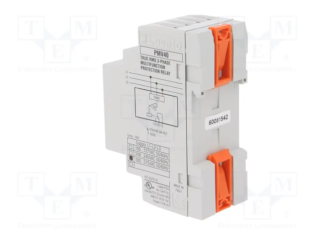 LOVATO ELECTRIC Relé de monitorización de tensión PMV SPDT