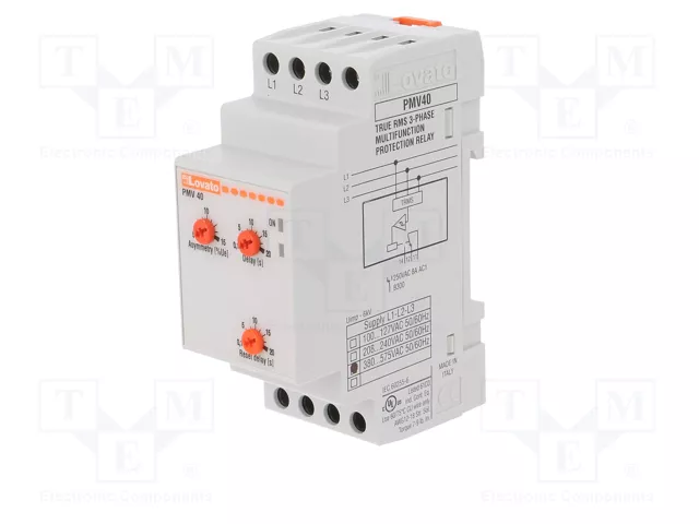 LOVATO ELECTRIC Relé de monitorización de tensión PMV SPDT