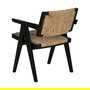 Silla Natural-Negro Madera 56 X 62 X 76,50 cm