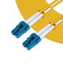 MicroConnect Cable de Fibra Óptica LC-LC Monomodo Dúplex OS2 Amarillo 15m