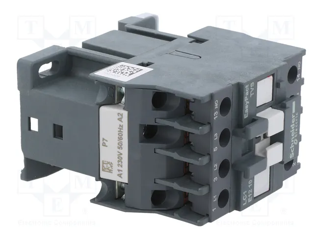 Schneider Electric LC1E1210P7 Contactor Easy TeSys 3-polar 12A 230VAC
