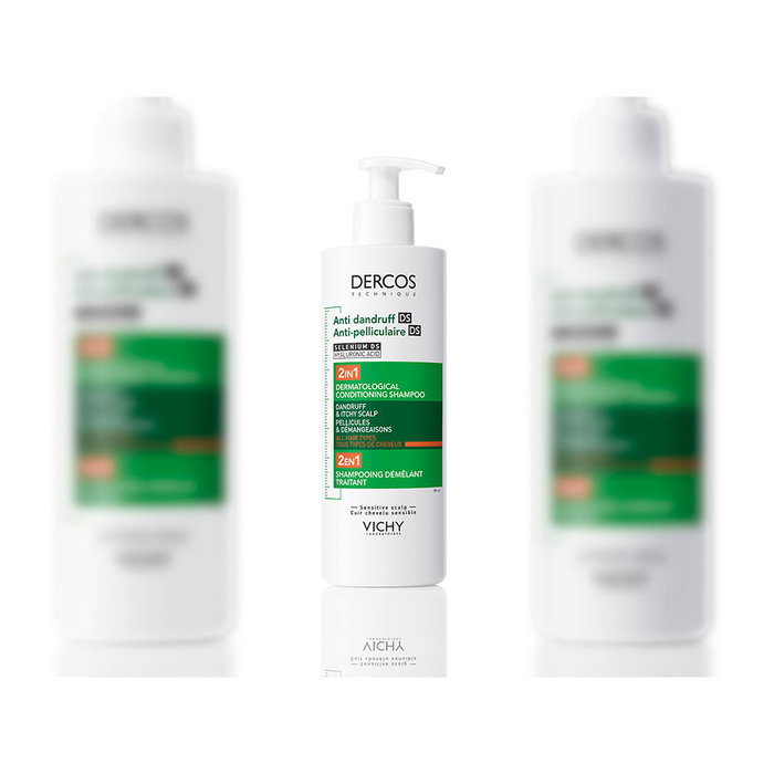 Vichy Dercos DS Champú Acondicionador Anticaspa 2 en 1 de 390 ml (Reacondicionado)