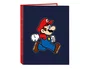 Safta Carpeta Super Mario Trick de 4 Anillas Mixtas