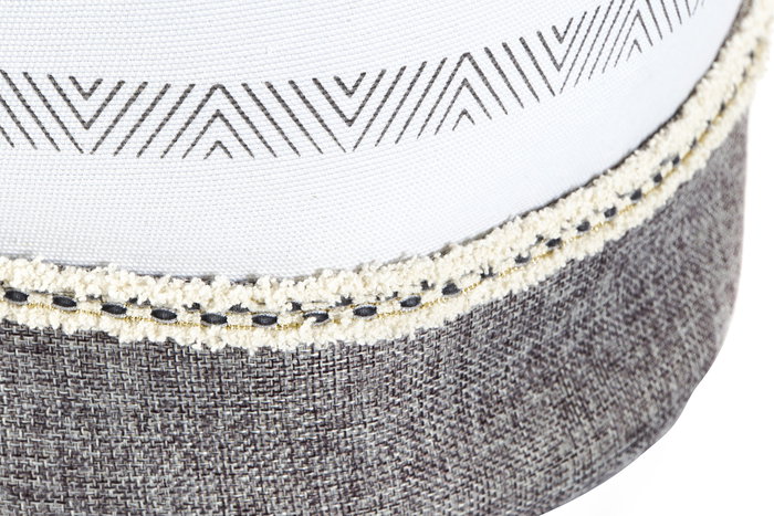 DKD Home Decor Surtido de 2 Cestas para la Ropa en Rosa Palo y Gris