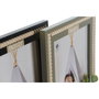 DKD Home Decor Set de 2 Marcos de Fotos 20x25 cm en Colores Surtidos (Verde, Negro, Natural)