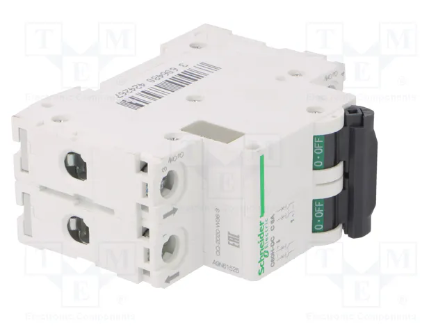 SCHNEIDER ELECTRIC Interruptor magnetotérmico ACTI9 C60H-DC 2 polos 6A SCHNEIDER ELECTRIC Interruptor magnetotérmico ACTI9 C60H-DC 2 polos 6A