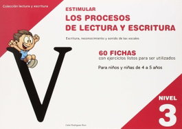 GESFOMEDIA, Estimular (nivel 3) los procesos de lectura y escritura - VV.AA. | 60 fichas