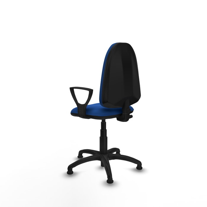 PIQUERAS Y CRESPO Silla de oficina Aýna Azul con Brazos Fijos