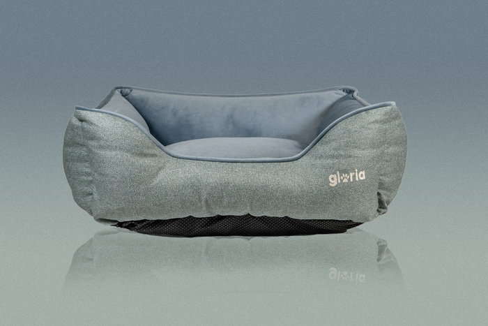 Gloria Cuna Rectangular Cadaqués 80x65 cm Azul con Cremallera Interior Extraíble y Relleno Reciclado Gloria Cuna Rectangular Cadaqués 80x65 cm Azul con Cremallera Interior Extraíble y Relleno Reciclado