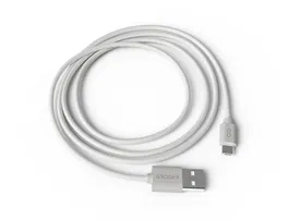 Groovy Cable USB-A a Micro USB 1 m Blanco - Para Carga y Sincronización de Dispositivos Android, Cámaras Digitales, Maquinillas de Afeitar y Más