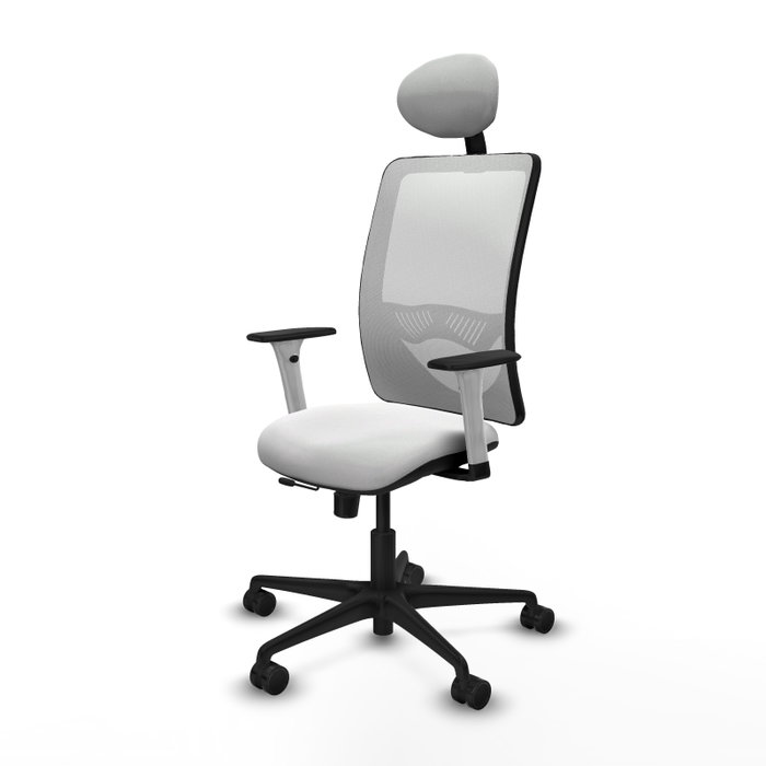PIQUERAS Y CRESPO Silla de oficina Zulema con mecanismo Sincro/Traslack color Blanco