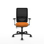 PIQUERAS Y CRESPO Silla de oficina Zulema Naranja y Negro