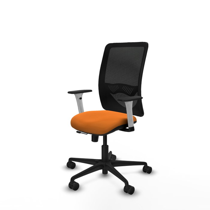 PIQUERAS Y CRESPO Silla de oficina Zulema Naranja y Negro PIQUERAS Y CRESPO Silla de oficina Zulema Naranja y Negro