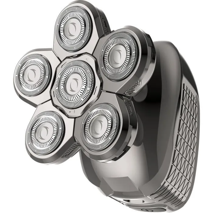 Jean Louis David JLD 360 XTREME HEAD SHAVER Maquinilla de Afeitar, 6 Cabezales Giratorios, 60 Min de Duración de la Batería