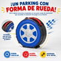 JugaToys Parking en forma de rueda con 1 coche