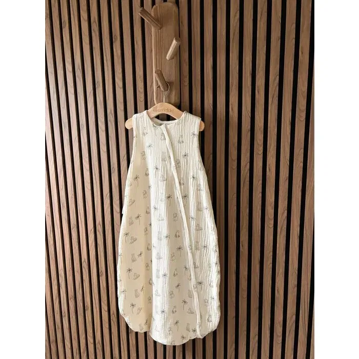 Candide CAN3275051161209 Saco de dormir de verano 90 cm 9/24 meses Estampado de tigre blanco