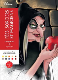 HACHETTE HEROES Disney Coloriages mysteres disney.fees,sorciers et magiciens
