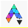 Nanoleaf Shapes Mini Triangles Ultra Black Expansion 10 PK, Paneles Inteligentes LED WiFi, 10 Piezas, Compatible con Alexa, Google Home y Apple HomeKit