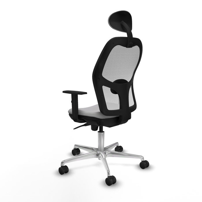 PIQUERAS Y CRESPO Silla de oficina Jorquera Gris claro y Blanco PIQUERAS Y CRESPO Silla de oficina Jorquera Gris claro y Blanco