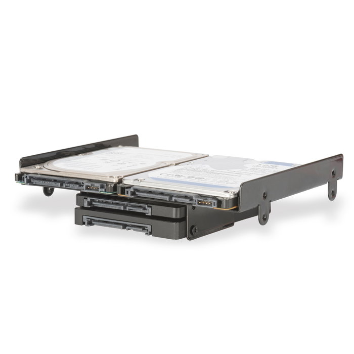 Ewent EW7002 Adaptador Bahía 5.25" para Discos Duros HDD/SSD 2.5" y 3.5" Soporte Montaje Aluminio