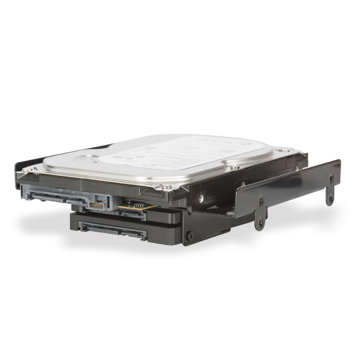 Ewent EW7002 Adaptador Bahía 5.25" para Discos Duros HDD/SSD 2.5" y 3.5" Soporte Montaje Aluminio