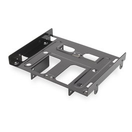 Ewent EW7002 Adaptador Bahía 5.25" para Discos Duros HDD/SSD 2.5" y 3.5" Soporte Montaje Aluminio