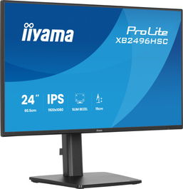 Iiyama XB2496HSC-B1 Monitor PC 23.8" IPS Full HD 1920x1080, Panel Mate, USB-C, HDMI, DisplayPort, Altura Ajustable