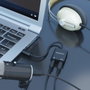 Aisens Conversor USB-C a 2x Jack 3.5 mm Negro A109-0767