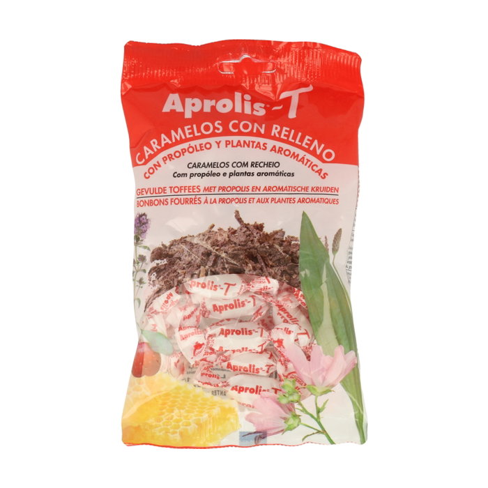 INTERSA Caramelos Aprolis con Relleno de Propóleo y Plantas Aromáticas