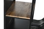 DKD Home Decor Mesa de Hierro y Mango con Diseño de Moto Desgastado Negro